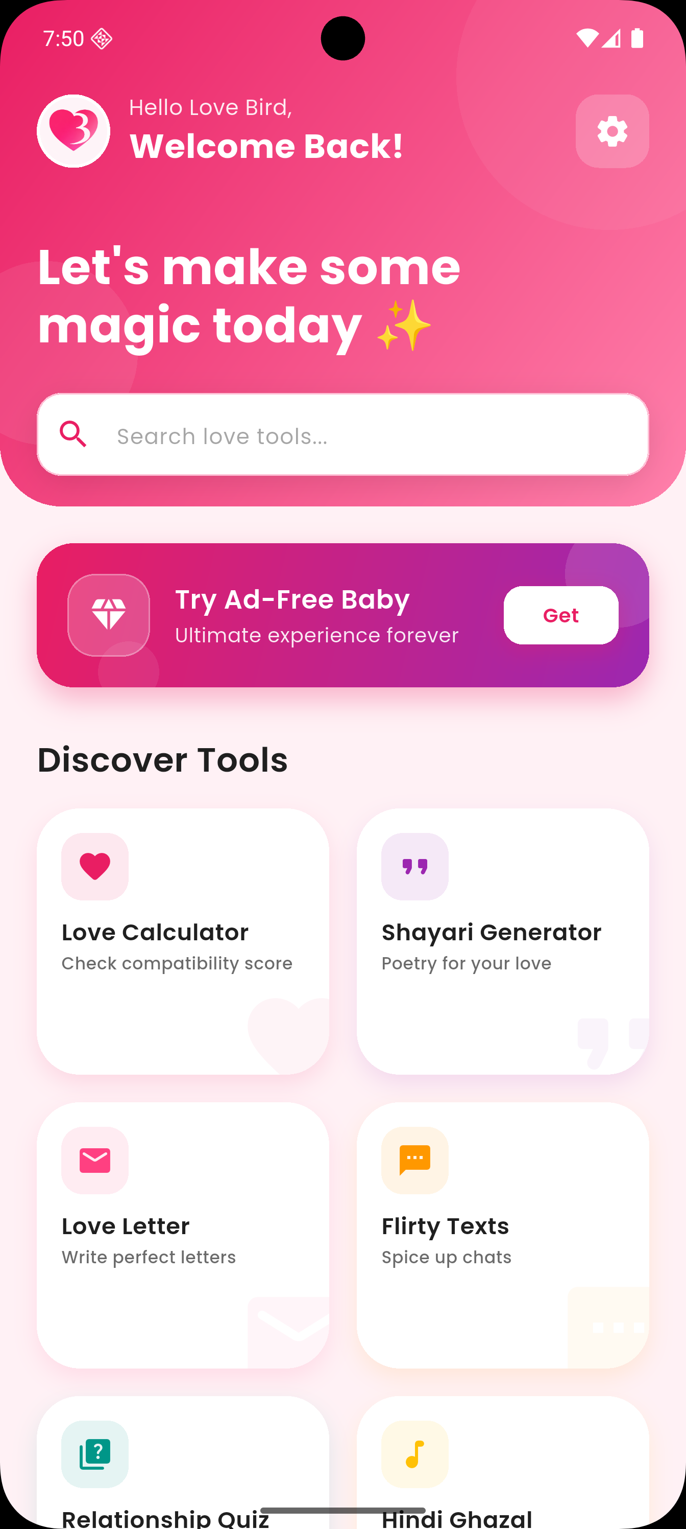 Baby App Screenshot